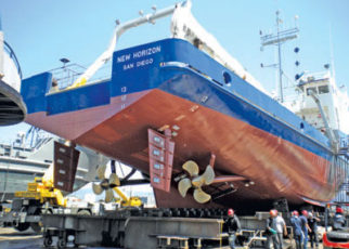 Research Vessels Dry-Dock in Bay Area