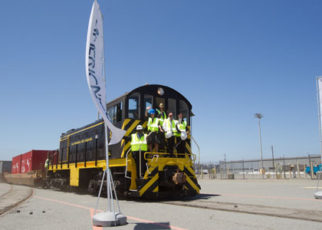 The America’s Cup Express 
Rolls into San Francisco