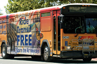 Free-Ride Offer Lures 
Thousands on Spare the Air Days