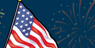 4th of July Waterfront Fireworks Displays