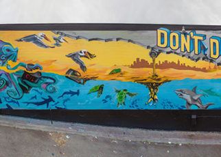 New Mural Draws Attention to Illegal Dumping
