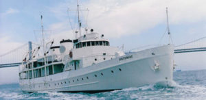 Cruise Yacht to Ship, Like a President or Astronaut