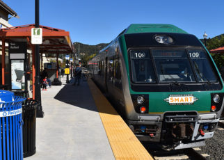 SMART Train Makes Ferry Connection with Service to Larkspur