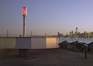 Signal Sculpture Sends Good Vibrations from Treasure Island